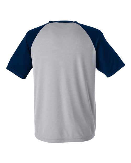 Unisex Zone Colorblock Raglan T-Shirt – Back
