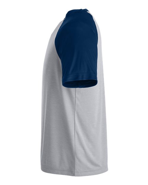 Unisex Zone Colorblock Raglan T-Shirt – Detail