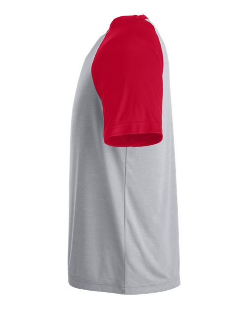 Unisex Zone Colorblock Raglan T-Shirt – Detail