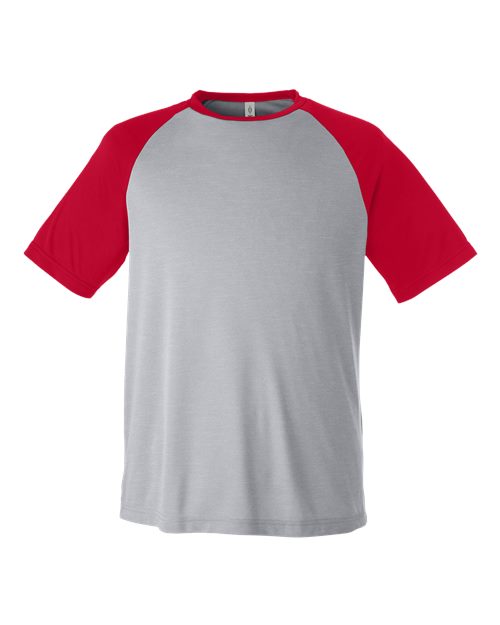 Unisex Zone Colorblock Raglan T-Shirt – Front