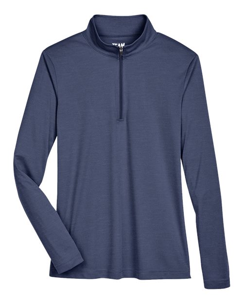 Women's Zone Sonic Heather Performance Quarter-Zip Pullover – Front