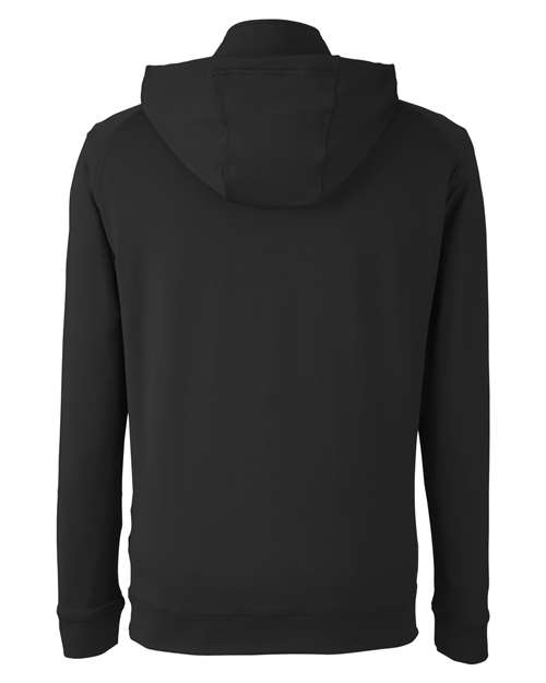 Unisex Vandyke Quarter-Zip Hooded Pullover – Back