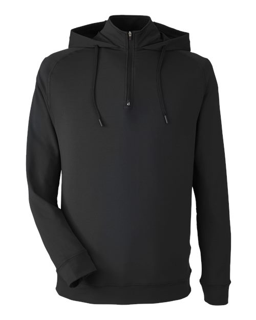 Unisex Vandyke Quarter-Zip Hooded Pullover – Front
