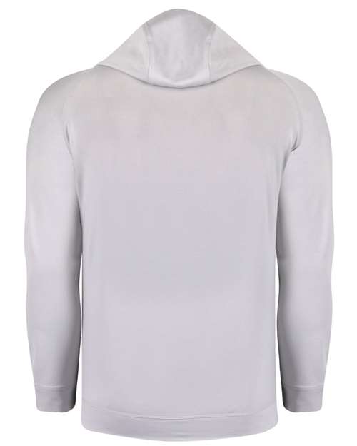 Unisex Vandyke Quarter-Zip Hooded Pullover – Back