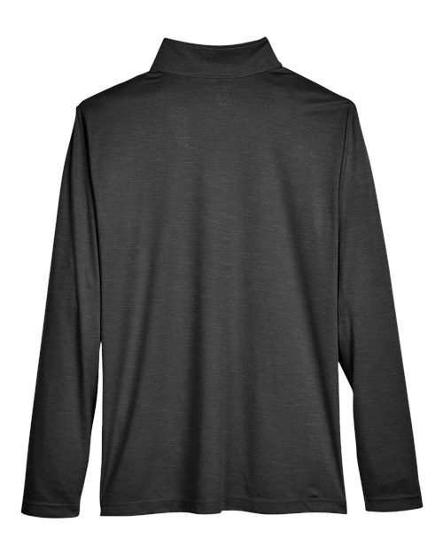 Men's Zone Sonic Heather Performance Quarter-Zip Pullover – Back