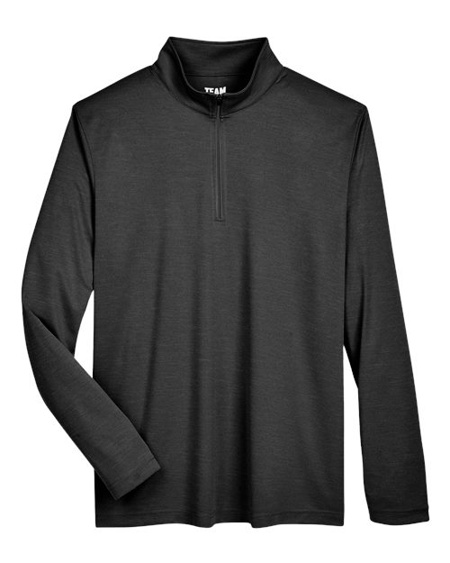 Men's Zone Sonic Heather Performance Quarter-Zip Pullover – Front