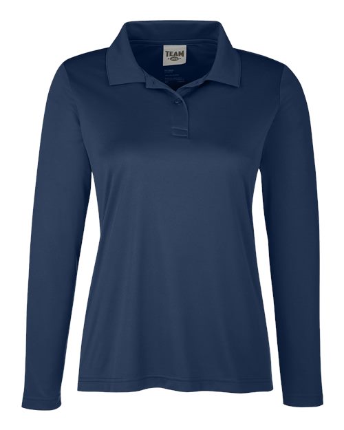 Women's Zone Performance Long Sleeve Polo – Front