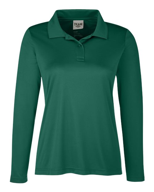 Women's Zone Performance Long Sleeve Polo – Front