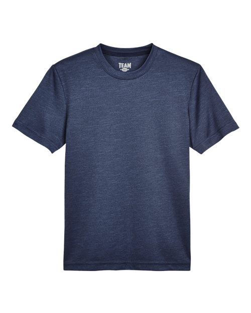 Youth Sonic Heather Performance T-Shirt – Front