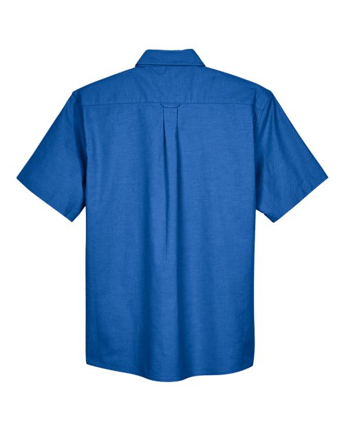 Men's Oxford Short Sleeve with Stain-Release – Back