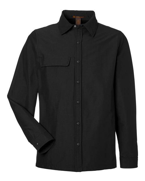 Unisex Flex Twill Overshirt Jacket – Front