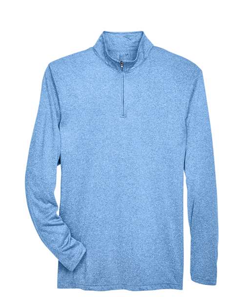 Men's Cool & Dry Heathered Performance Quarter-Zip Pullover – Front