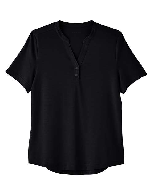 Women's JAQ Snap-Up Stretch Performance Polo – Front