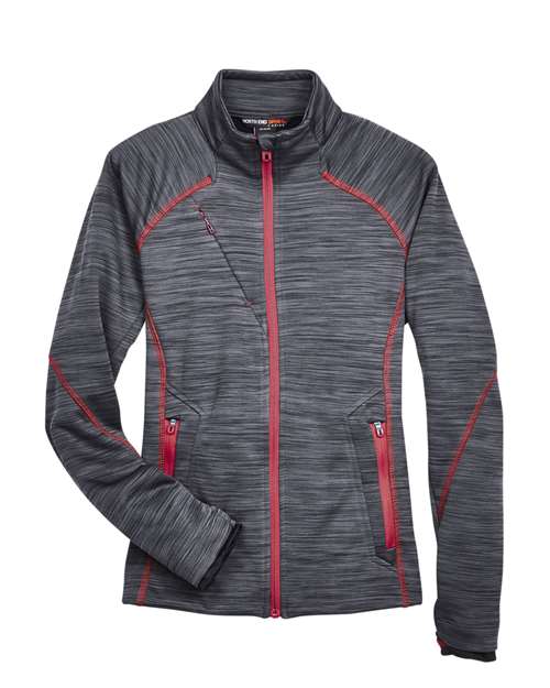 Women's Flux Mélange Bonded Fleece Jacket – Front