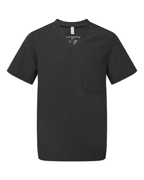 Men's Limitless V-Neck Stretch Scrub Top – Front