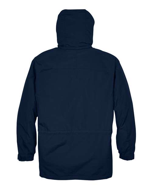 Men's 3-in-1 Parka with Dobby Trim – Back