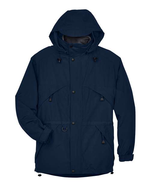 Men's 3-in-1 Parka with Dobby Trim – Front