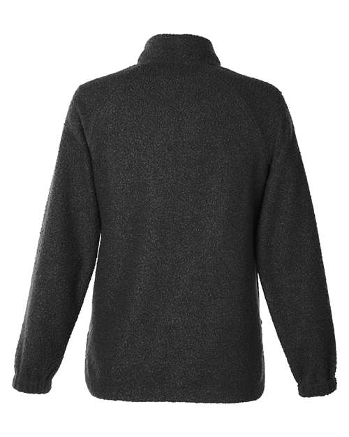 Women's Aura Sweater Fleece Quarter-Zip Pullover – Back