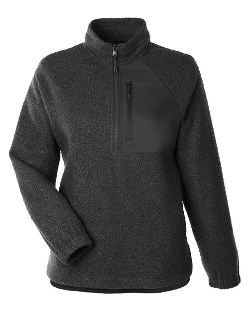 Women's Aura Sweater Fleece Quarter-Zip Pullover – Front