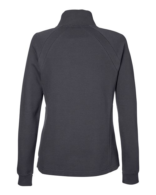 Women's Rhythm Waffle Cross-Neck Pullover – Back