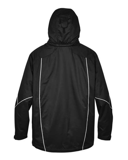 Men's Angle 3-In-1 Jacket with Bonded Fleece Liner – Back