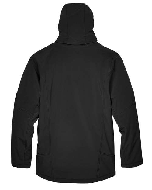 Men's Glacier Insulated Three-Layer Softshell with Detachable Hood – Back