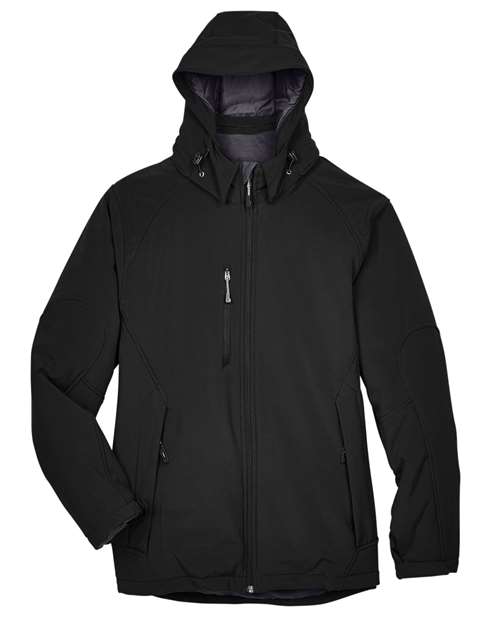 Men's Glacier Insulated Three-Layer Softshell with Detachable Hood – Front