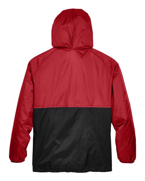Men's Packable Hooded Nylon Jacket – Back