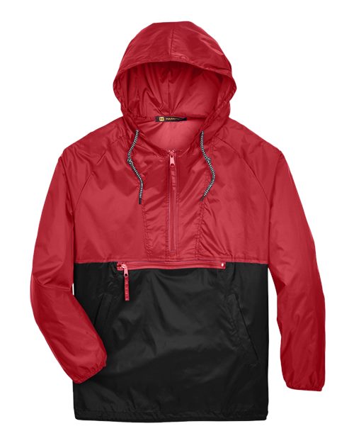 Men's Packable Hooded Nylon Jacket – Front