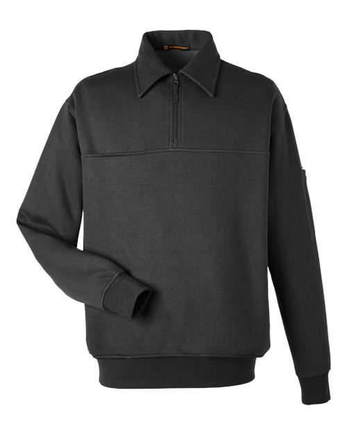 Unisex ClimaBloc™ Heavyweight Tactical Quarter-Zip Pullover – Front