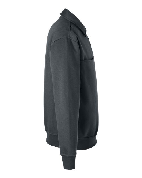Unisex ClimaBloc™ Heavyweight Tactical Quarter-Zip Pullover – Detail