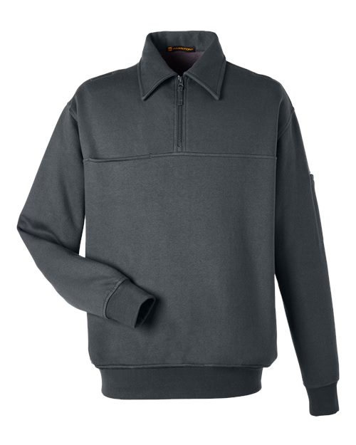 Unisex ClimaBloc™ Heavyweight Tactical Quarter-Zip Pullover – Front