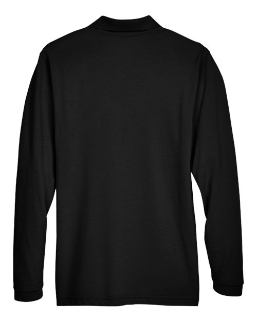 Men's Easy Blend™ Long Sleeve Polo – Back