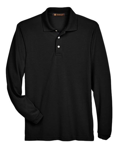Men's Easy Blend™ Long Sleeve Polo – Front