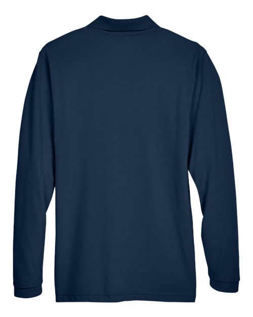 Men's Easy Blend™ Long Sleeve Polo – Back
