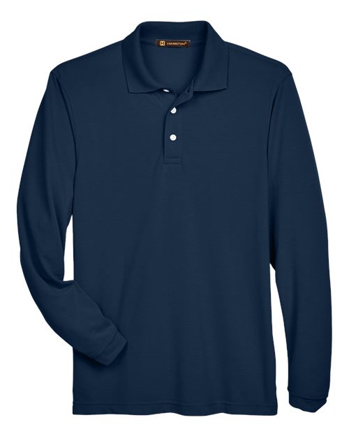 Men's Easy Blend™ Long Sleeve Polo – Front
