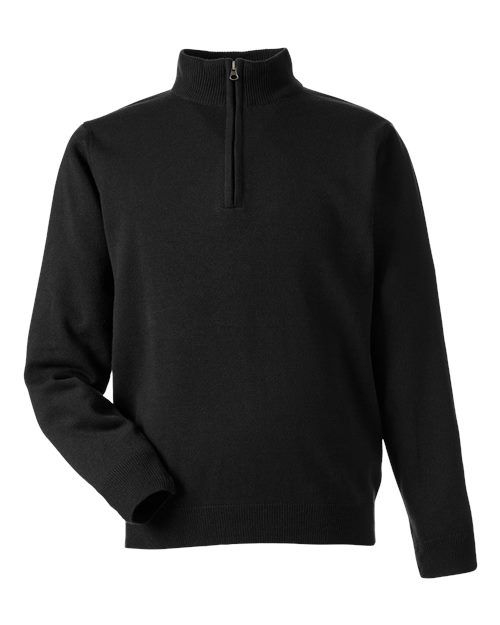 Unisex Pilbloc™ Quarter-Zip Pullover Sweater – Front