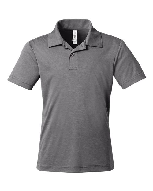 Youth Zone Sonic Heather Performance Polo – Front