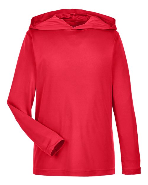 Youth Zone Performance Hooded Long Sleeve T-Shirt – Front
