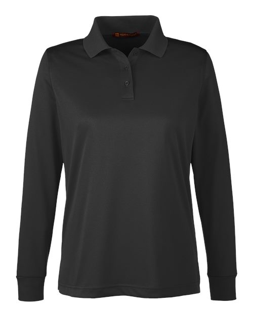 Women's Advantage Snag Protection Plus IL Long Sleeve Polo – Front