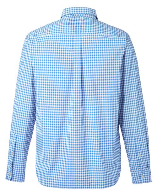 Men's On-The-Go Nylon Gingham Shirt – Back