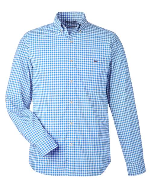 Men's On-The-Go Nylon Gingham Shirt – Front
