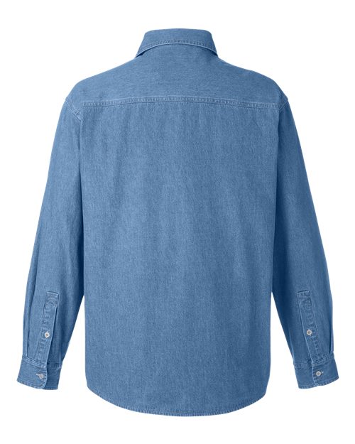 Unisex Denim Shirt Jacket – Back