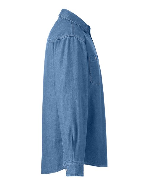 Unisex Denim Shirt Jacket – Detail