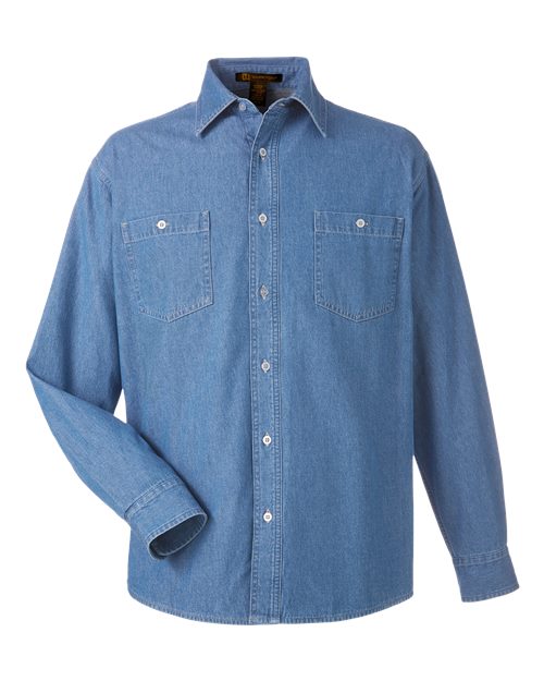 Unisex Denim Shirt Jacket – Front
