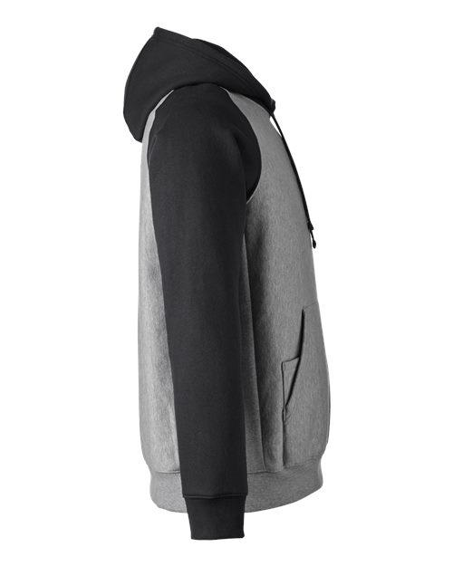 Unisex Zone HydroSport™ Heavyweight Colorblock Hooded Sweatshirt – Detail