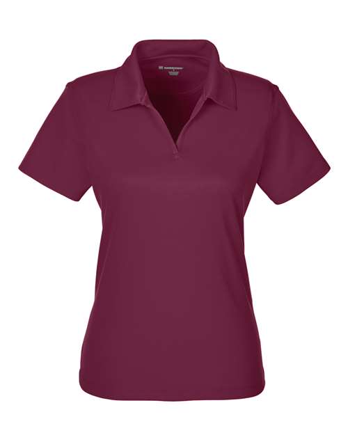 Women's Double Mesh Polo – Front