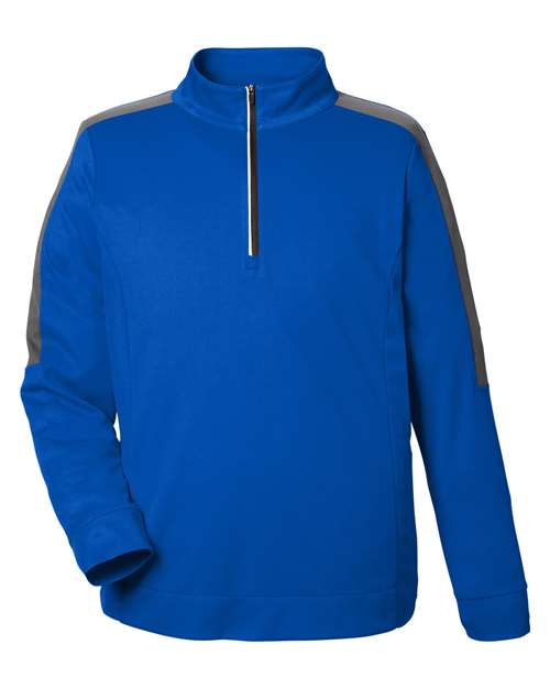 Men's Market Snag Protect Mesh Colorblock Quarter-Zip Pullover – Front