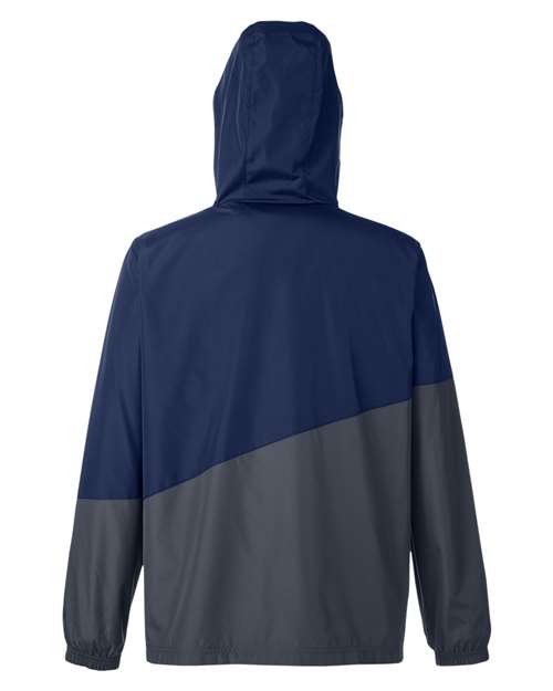 Unisex Techno Lite Colorblock Windbreaker – Back