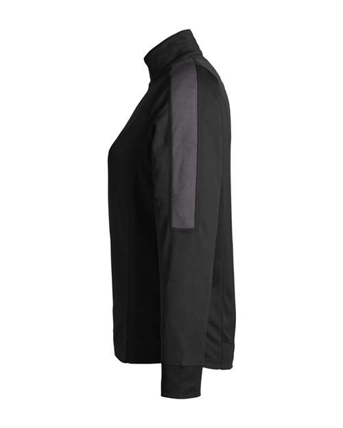Women's Market Snag Protect Mesh Colorblock Quarter-Zip Pullover – Detail